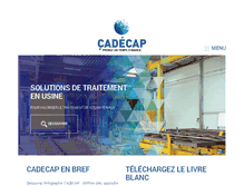 Tablet Screenshot of cadecap.fr